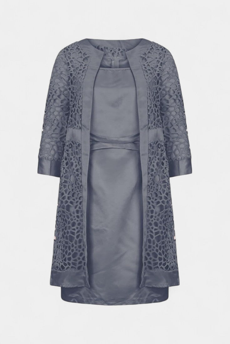 Freya Conjunto de Vestido de Dos Piezas con Encaje