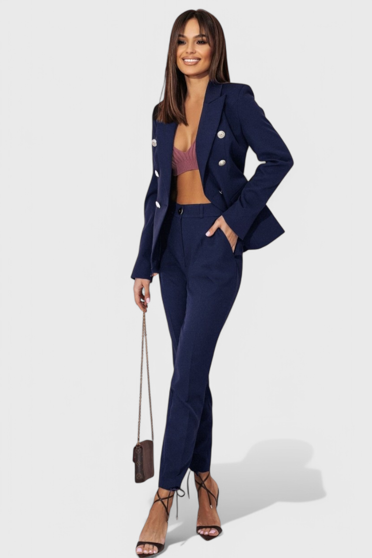 Rosalind Conjunto de Blazer y Pantalones Elegante