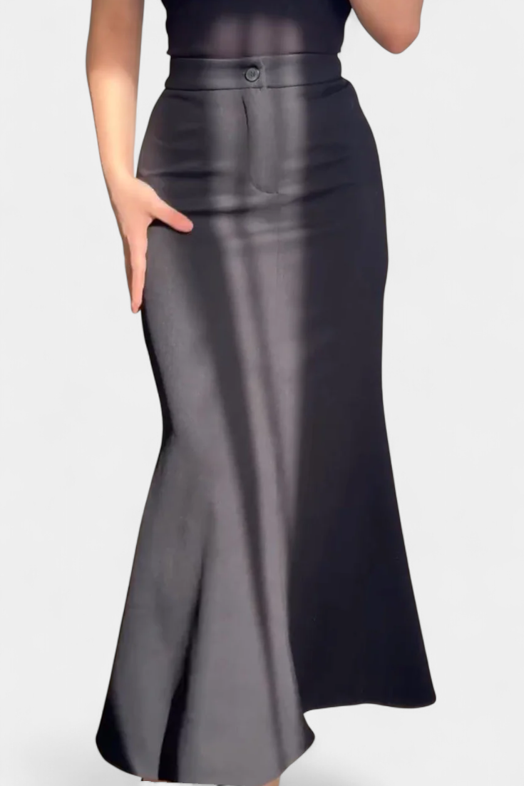 Milagros Falda Entallada Estilo Sirena